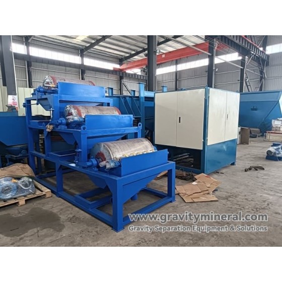 Lösung zur Aufbereitung von Eisenerz (Schwerkraft + Magnetabscheidung)